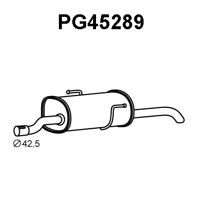 Rear Muffler (PG45289)