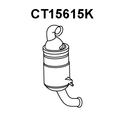 Catalytic Converter (CT15615K)