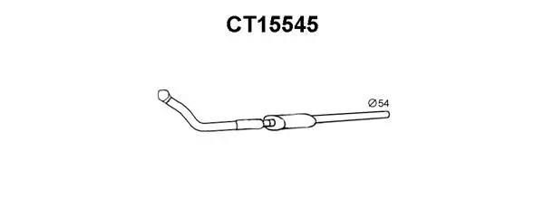 Front Muffler (CT15545)