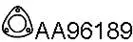 Gasket, exhaust pipe (AA96189)