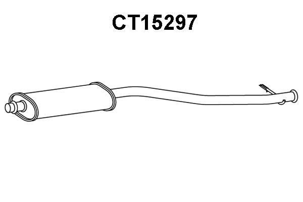 Front Muffler (CT15297)