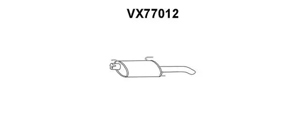 Rear Muffler (VX77012)