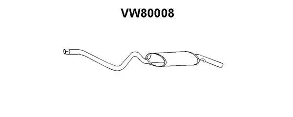 Rear Muffler (VW80008)