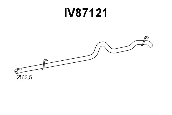 Exhaust Pipe (IV87121)