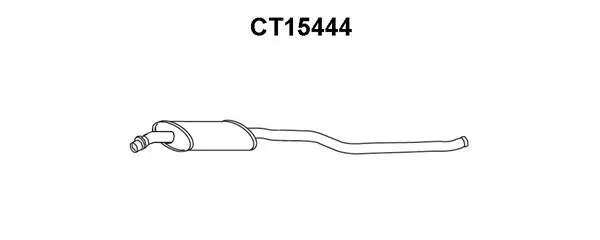 Front Muffler (CT15444)