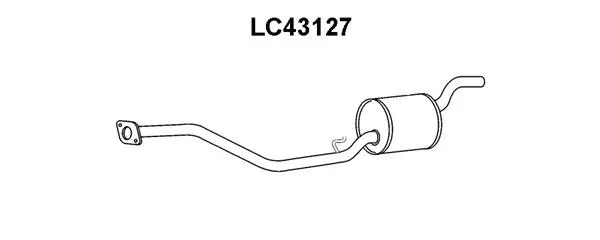Centre Muffler (LC43127)