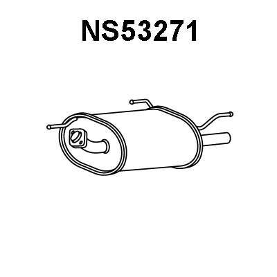 Rear Muffler (NS53271)
