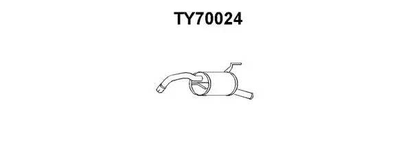 Rear Muffler (TY70024)