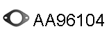 Gasket, exhaust pipe (AA96104)