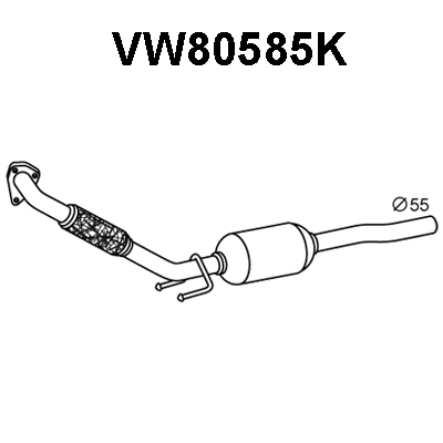 Catalytic Converter (VW80585K)