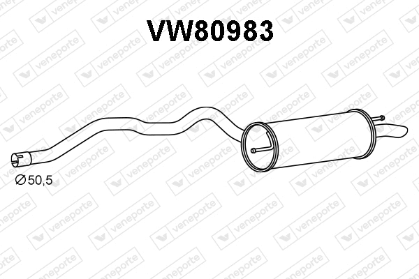 Rear Muffler (VW80983)