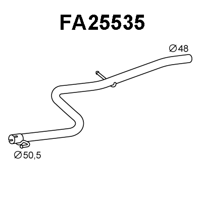 Exhaust Pipe (FA25535)