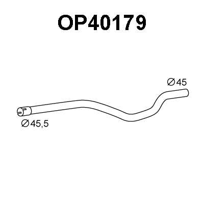 Exhaust Pipe (OP40179)