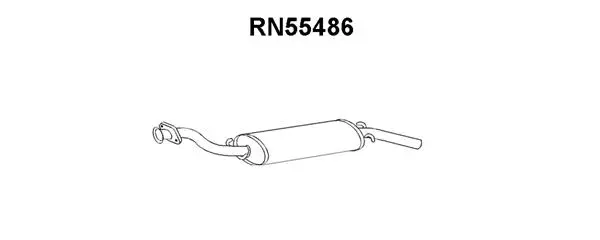 Rear Muffler (RN55486)