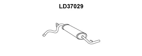 Rear Muffler (LD37029)