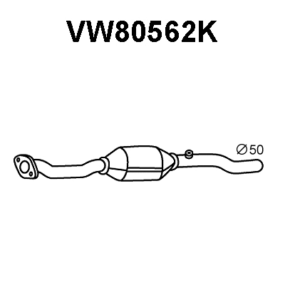 Catalytic Converter (VW80562K)