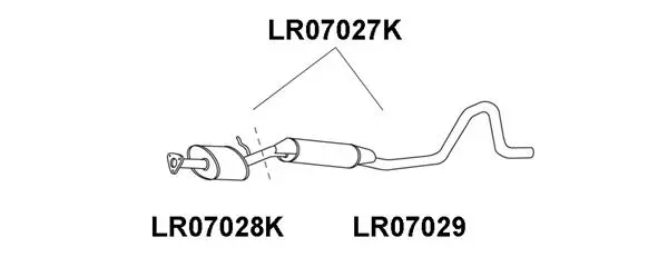 Catalytic Converter (LR07027K)