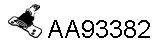 Rubber Strip, exhaust system (AA93382)