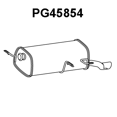 Rear Muffler (PG45854)