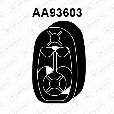 Rubber Strip, exhaust system (AA93603)