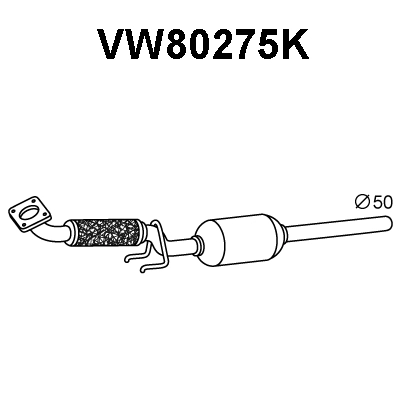 Catalytic Converter (VW80275K)