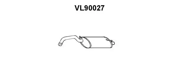 Rear Muffler (VL90027)