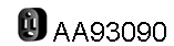 Rubber Strip, exhaust system (AA93090)