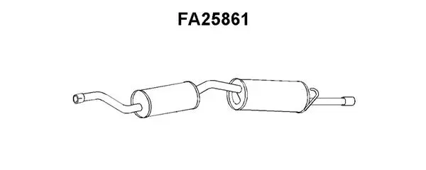 Rear Muffler (FA25861)