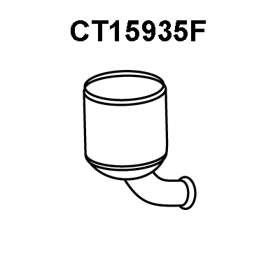 Soot/Particulate Filter, exhaust system (CT15935F)
