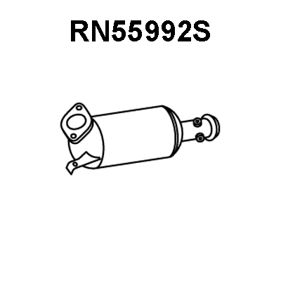 Soot/Particulate Filter, exhaust system (RN55992S)