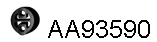 Rubber Strip, exhaust system (AA93590)