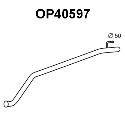 Exhaust Pipe (OP40597)