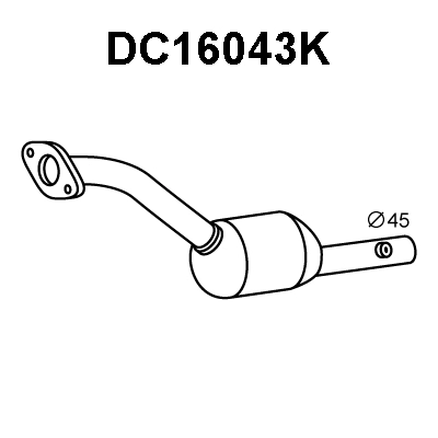 Catalytic Converter (DC16043K)