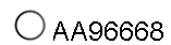 Seal Ring, exhaust pipe (AA96668)
