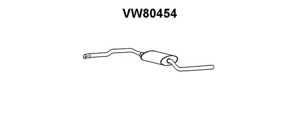 Front Muffler (VW80454)