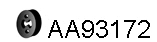 Rubber Strip, exhaust system (AA93172)