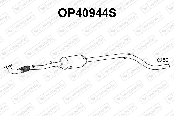 Soot/Particulate Filter, exhaust system (OP40944S)
