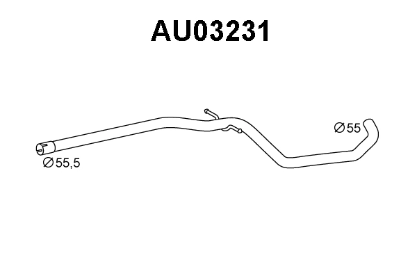 Exhaust Pipe (AU03231)