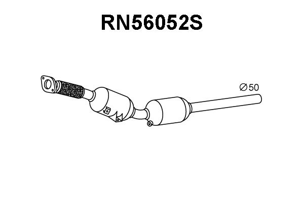 Soot/Particulate Filter, exhaust system (RN56052S)
