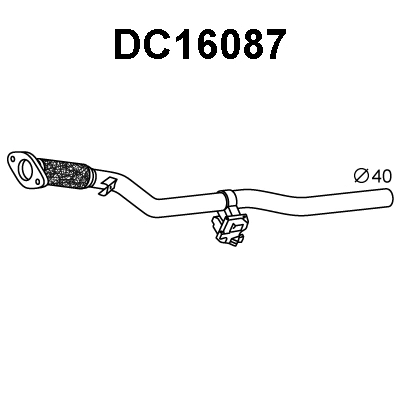 Exhaust Pipe (DC16087)