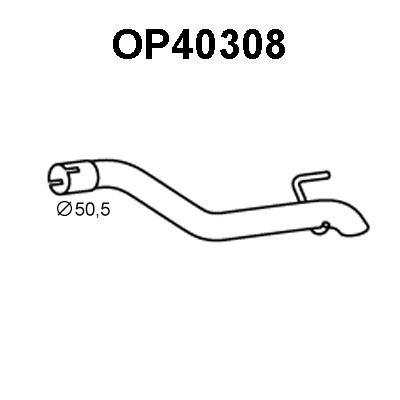 Exhaust Pipe (OP40308)