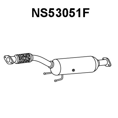 Soot/Particulate Filter, exhaust system (NS53051F)