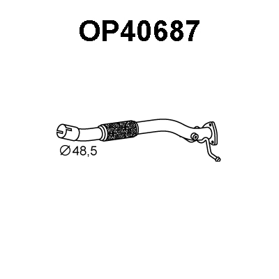 Exhaust Pipe (OP40687)