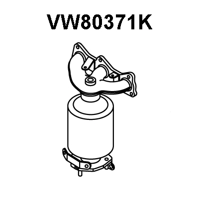 Manifold Catalytic Converter (VW80371K)