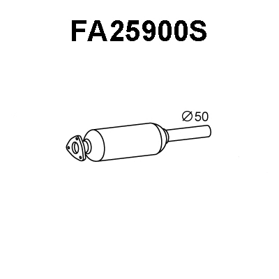 Soot/Particulate Filter, exhaust system (FA25900S)