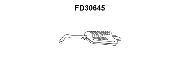 Rear Muffler (FD30645)