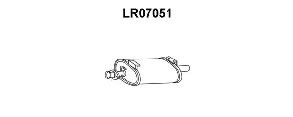 Front Muffler (LR07051)