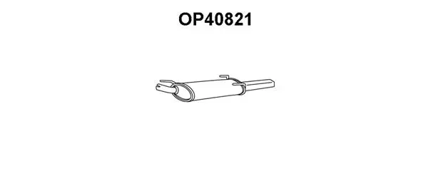 Rear Muffler (OP40821)