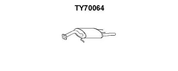 Rear Muffler (TY70064)