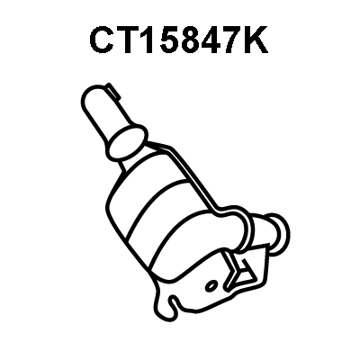 Catalytic Converter (CT15847K)